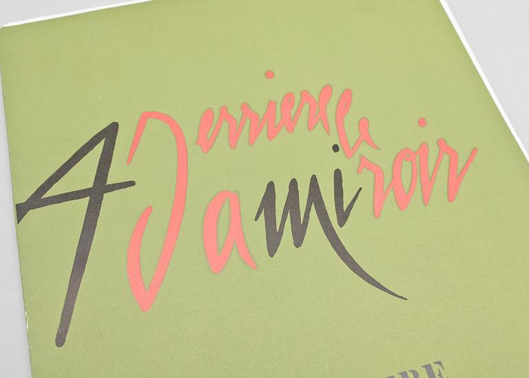 VALERIO ADAMI 10 st mappar, "Derriere le Miroir", 1973-1975.