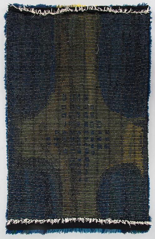 Riitta Suomi, a Finnish ryijy rug for Sylvi Salonen Oy. 1900-talets mitt. Circa 158 x 102 cm.