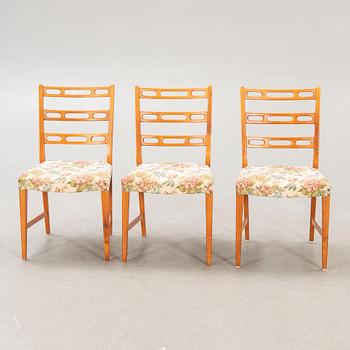 A set of six David Rosén birch chairs from the Futura series for Nordiska Kompaniet, designed in 1949.