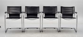 KARMSTOLAR, 4 st, Italien 1900/2000-tal.