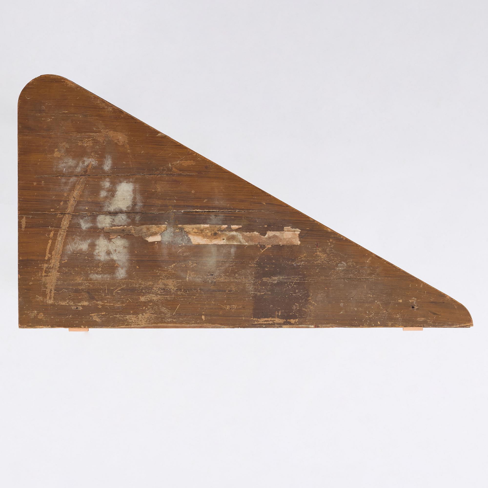 A faux-bois rococo cards table 'à l´hombre', Sweden, later part 18th century.