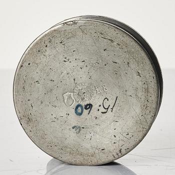 Firma Svenskt Tenn, a pewter box, Stockholm, 1936.