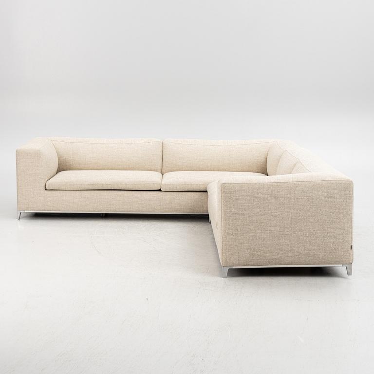 Antonio Citterio, a two piece modular sofa, 'Michele Club', B&B Italia, 2021.