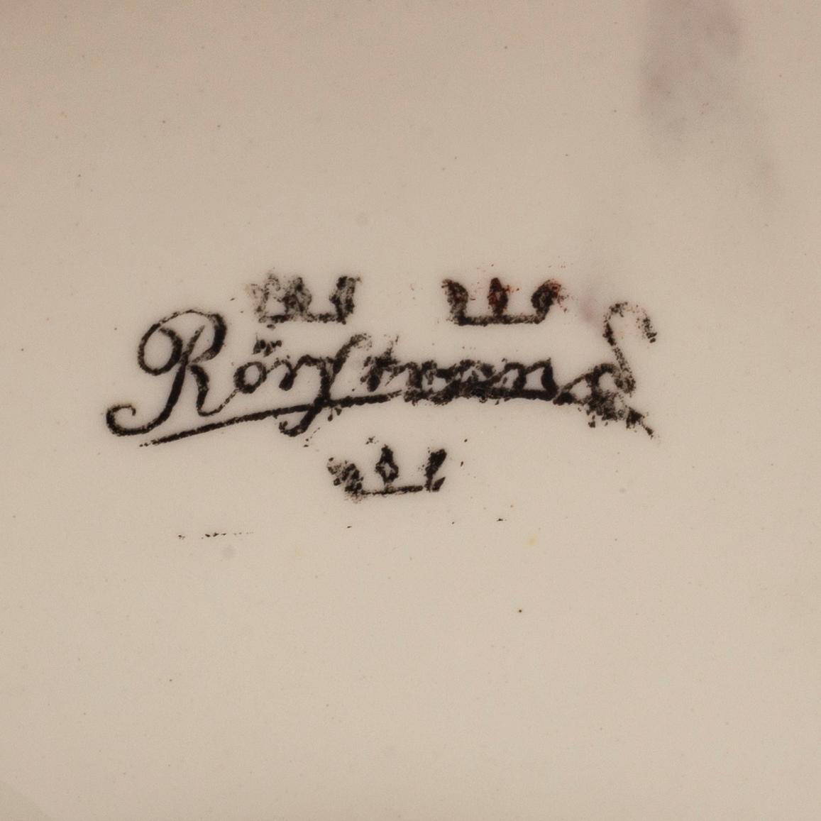 A Rörstrand majolica jug around 1900.