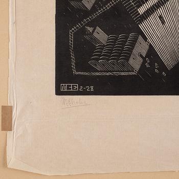 Maurits Cornelis Escher, "Babels torn" ("Turm von Babel").