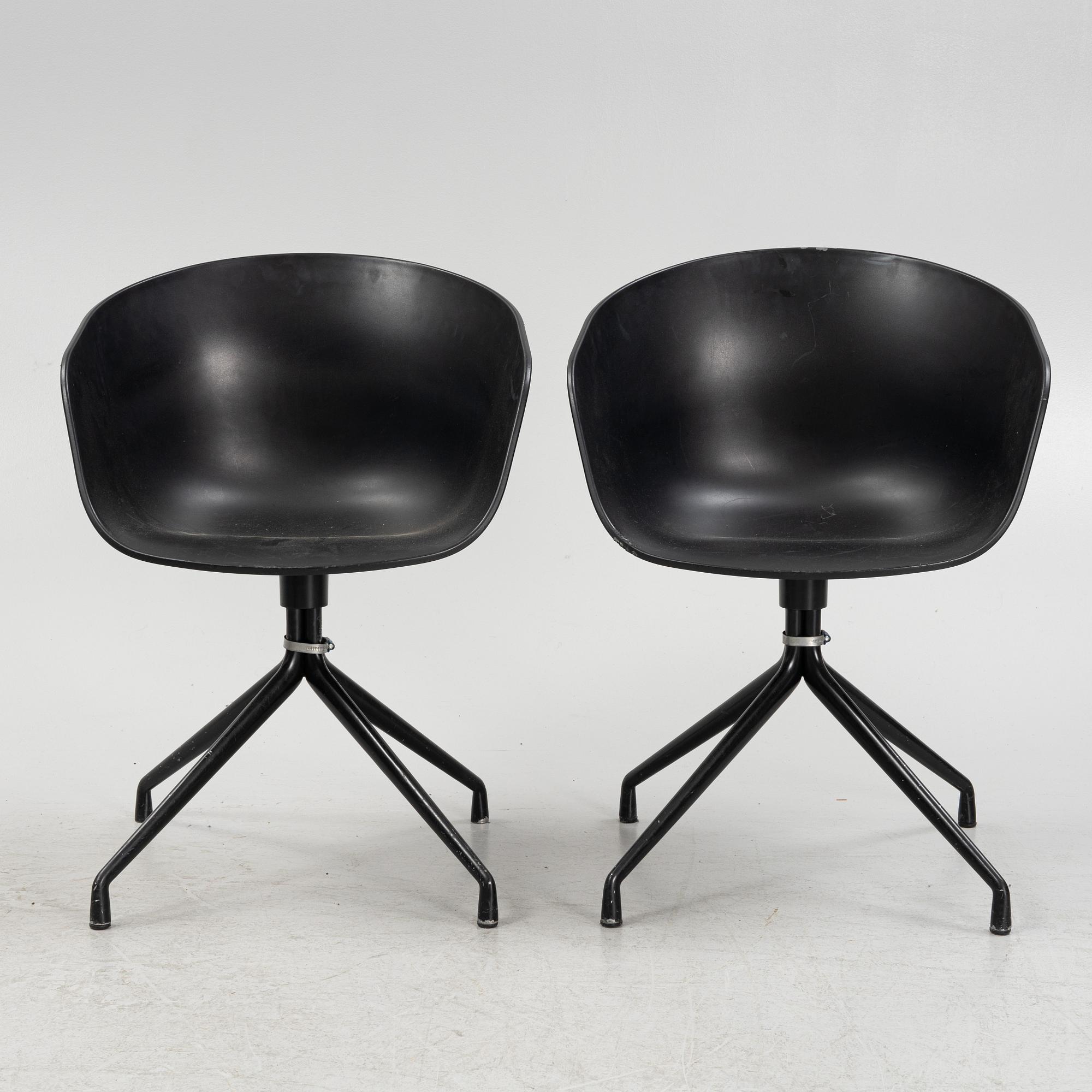 Hee Welling, stolar 6 st,  "About A Chair" modell AAC121, Hay, Danmark.
