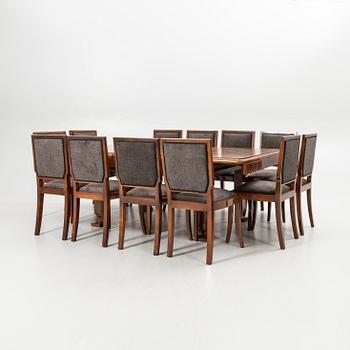 Dining set, 13 pieces, first half of the 20th century.