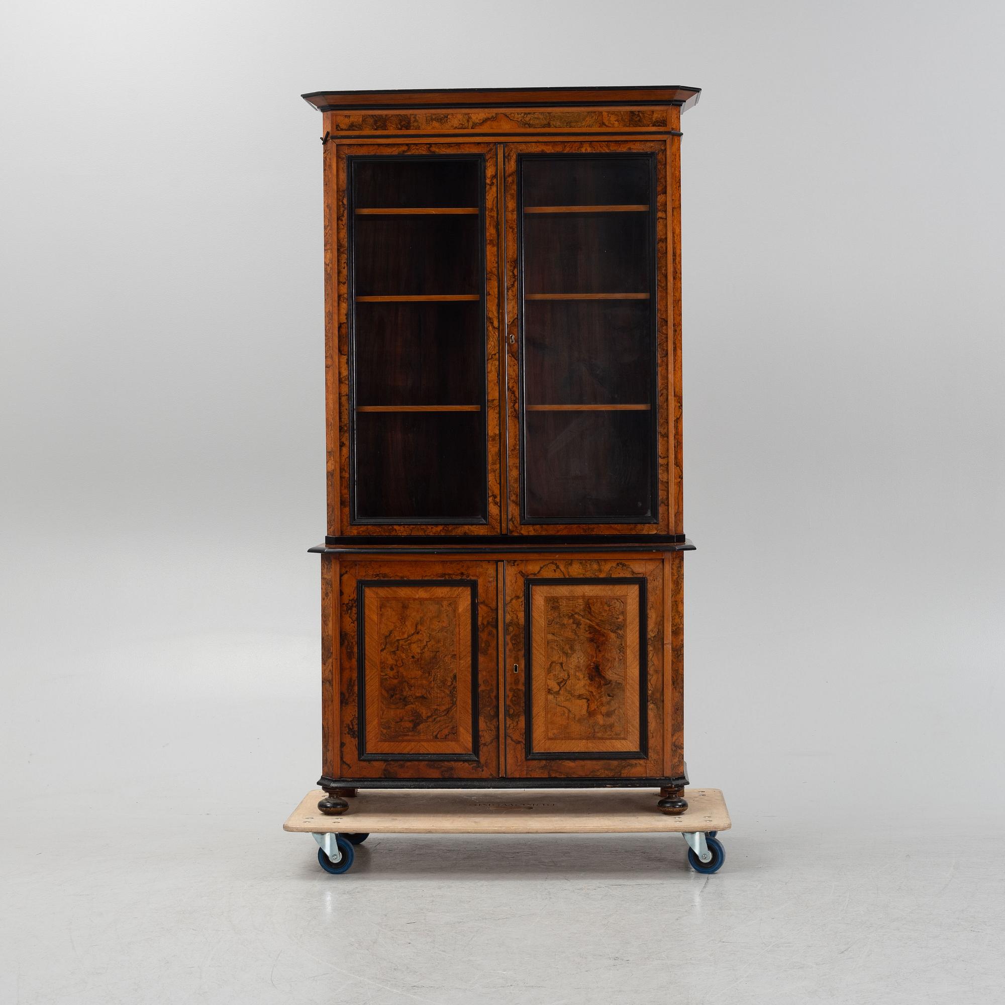 Bookcase, late 19th century.
