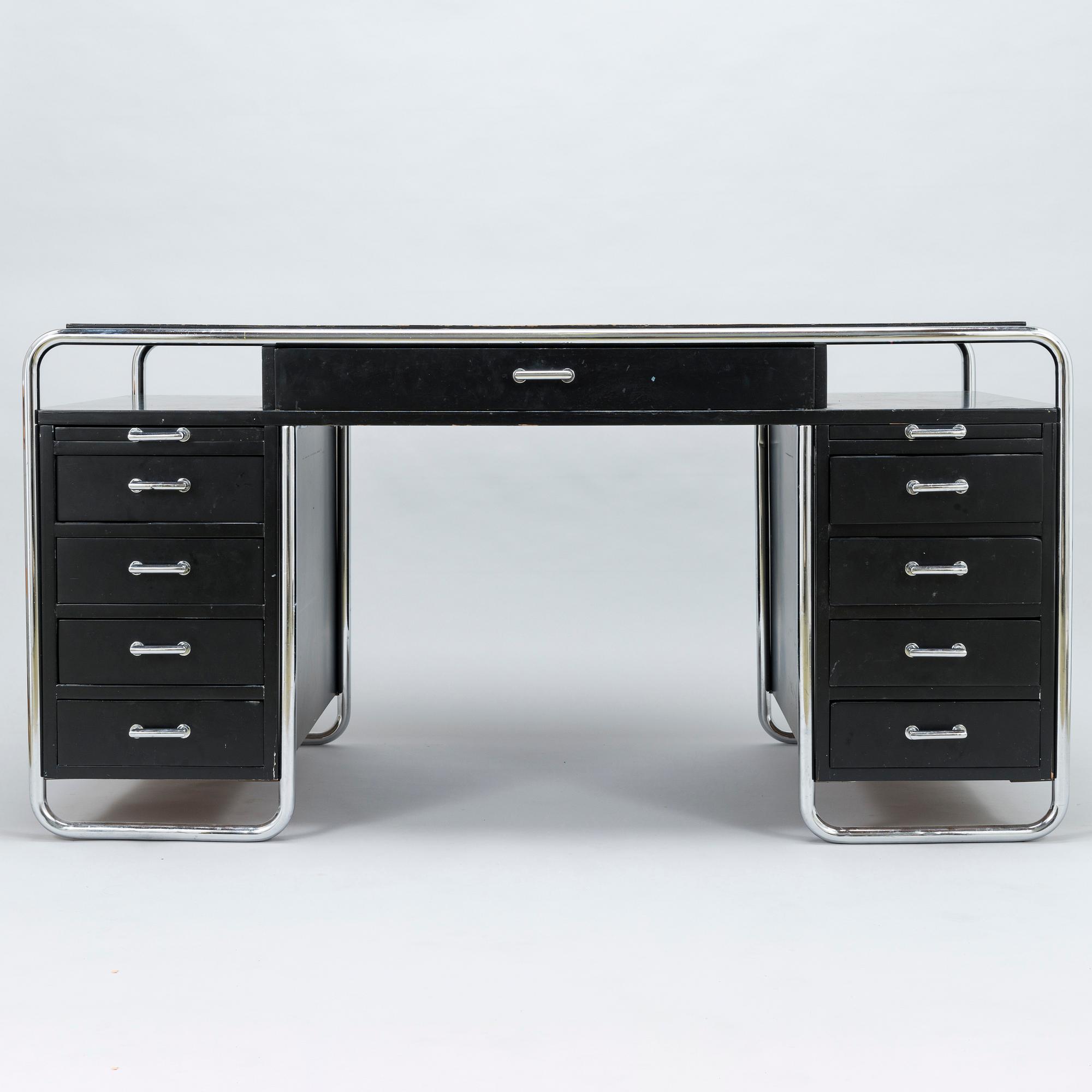 PAULI BLOMSTEDT, a mid 20th century writing desk for Merivaara.