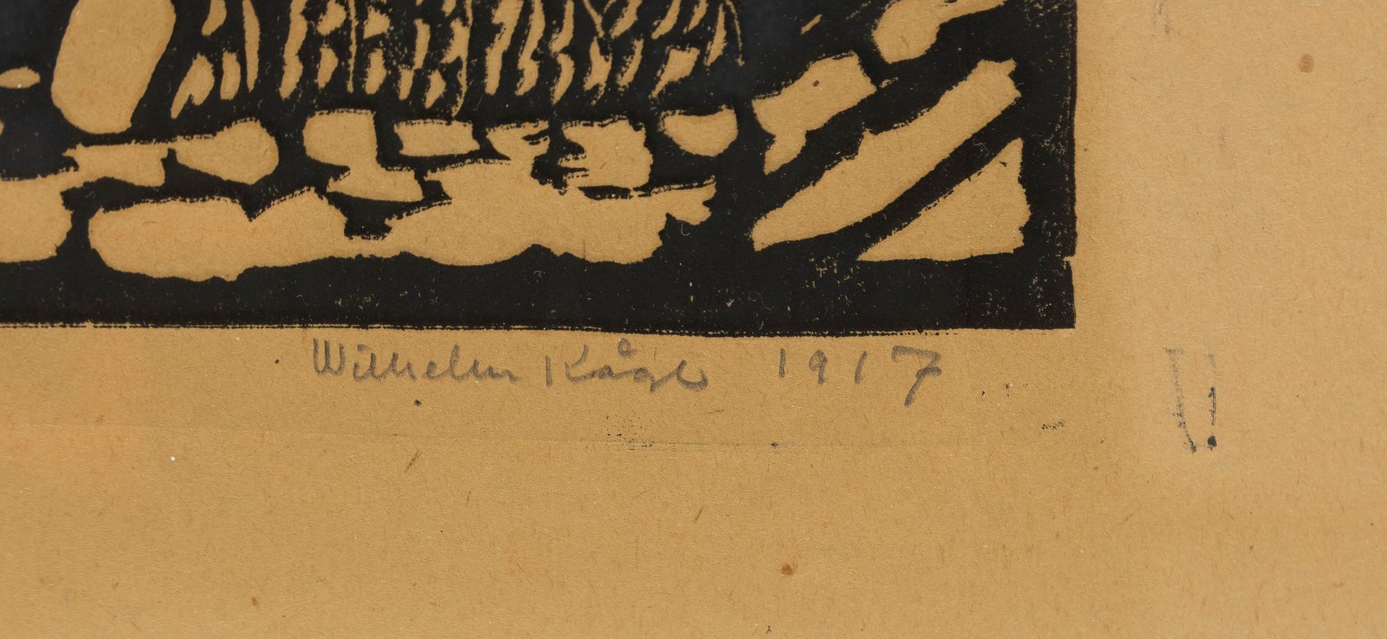 Wilhelm Kåge, Four linoleum cuts.