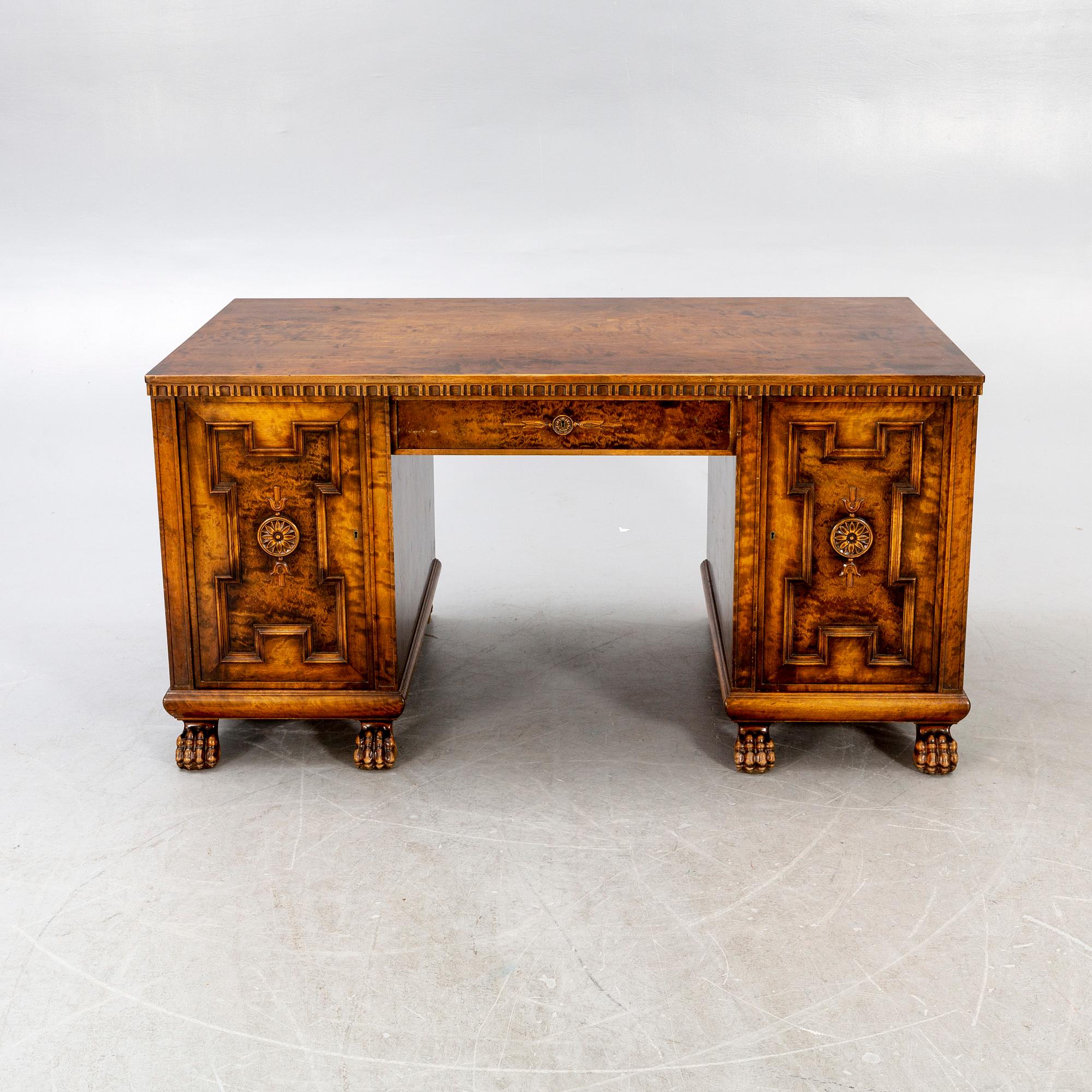 A possibly Axel Einar Hjort 1920s birch desk.