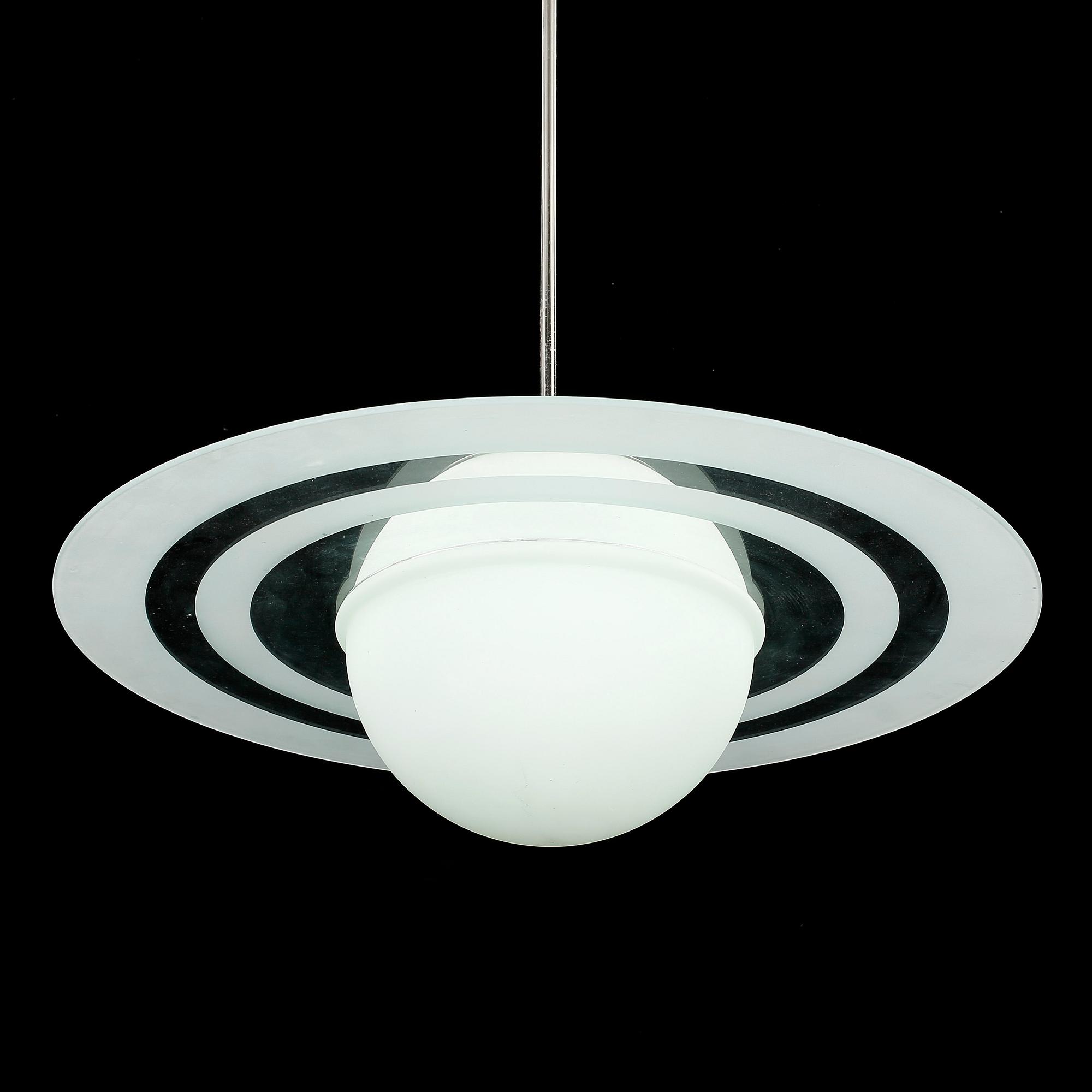 TAKLAMPA, "Saturnus", 1900-talets andra hälft. Höjd ca 65 cm.