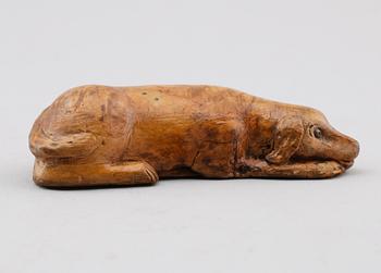 SNUSHUND, masurbjörk, omkring år 1900.
