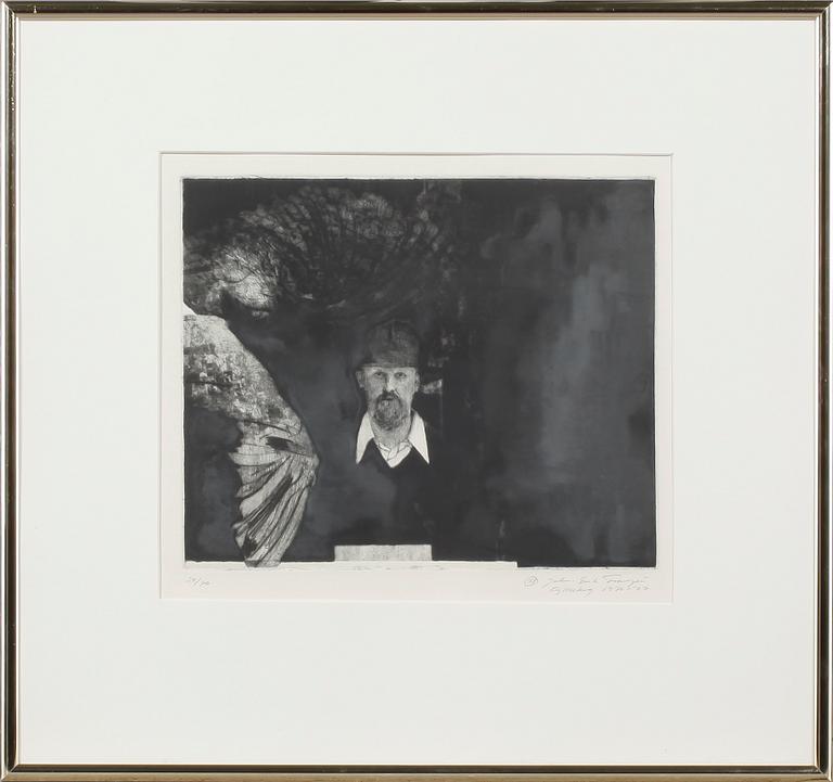 JOHN-E FRANZEN, etsning, signerad, numrerad 34/70 och daterad 1976-77.