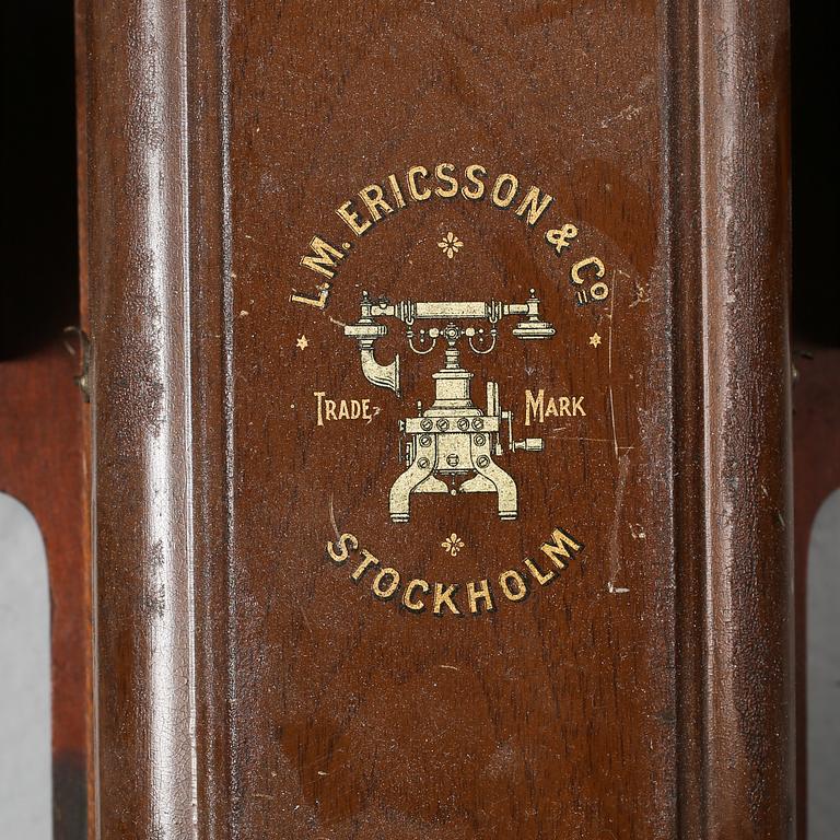 VÄGGTELEFON, LM Ericsson & Co, Stockholm, tidigt 1900-tal.