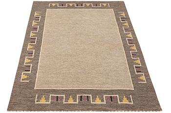 A Swedish flat weave carpet, 1950's, ca. 243 x 162 cm.