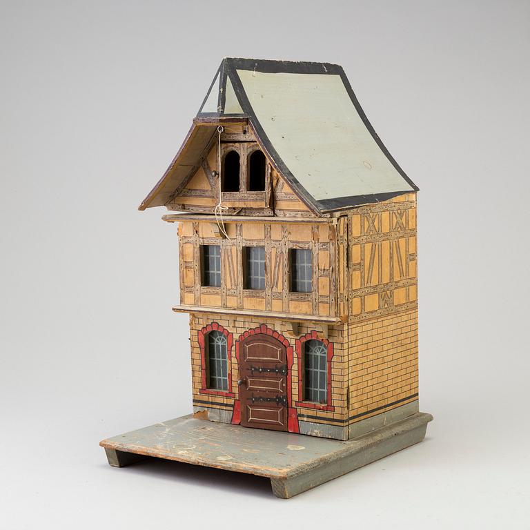 A toy house from around year 1900.