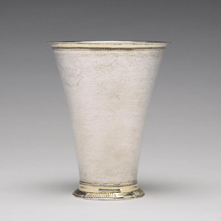 Christoffer Wasserman, bägare, silver, Lindesberg (verksam 1734-1770).