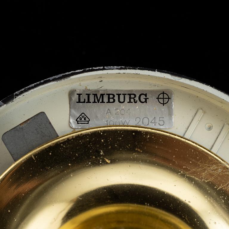 A glass ceiling light, Glashütte Limburg, Germany.