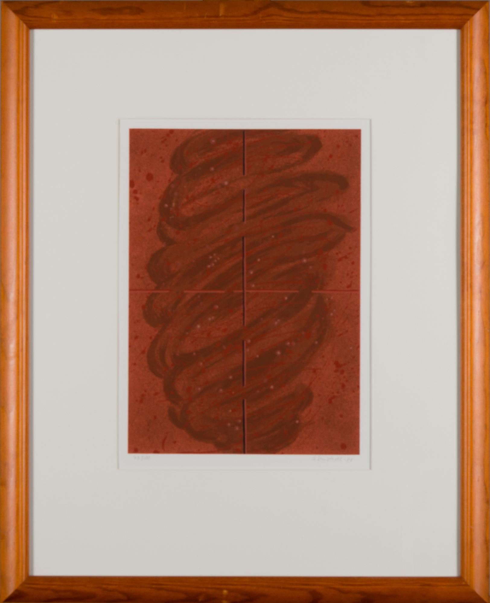 JUHANA BLOMSTEDT, serigrafi, signerad och daterad -82, numrerad 73/100.