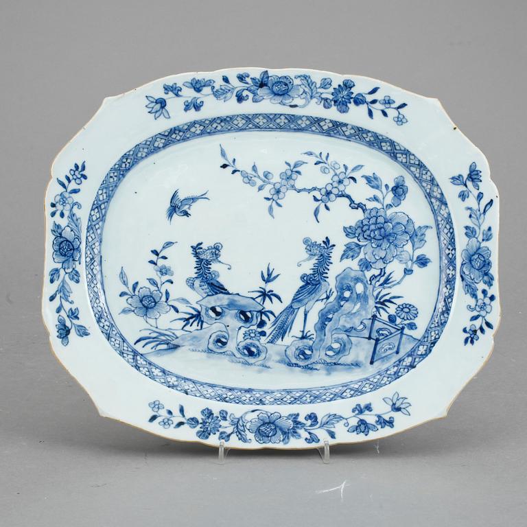 STEKFAT, porslin, Kina, 1700-/1800-tal.