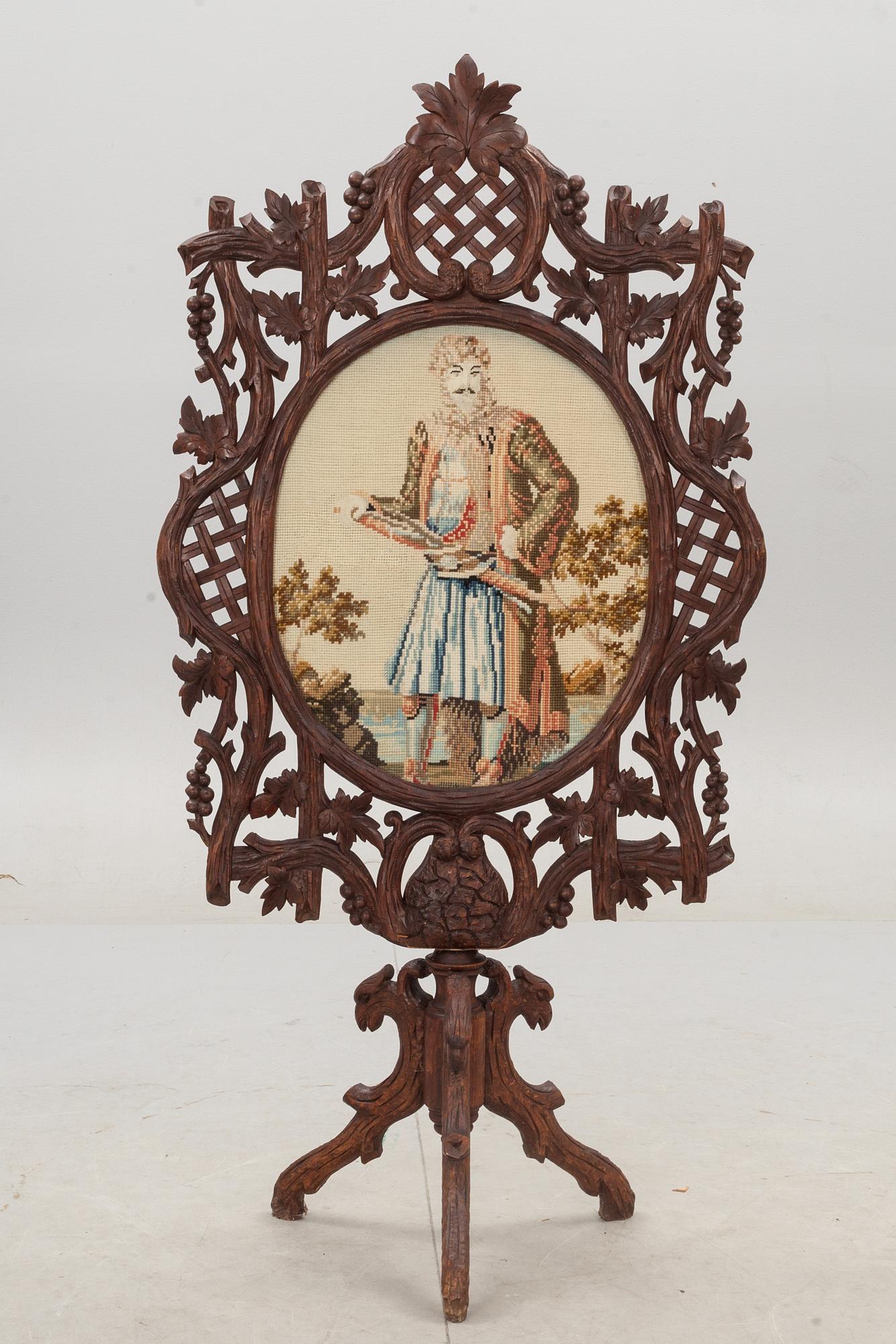 SKÄRM, nyrokoko, 1800-tal.