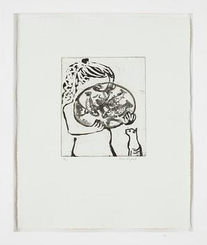 Lena Cronqvist · LENA CRONQVIST, etsning, signerad och numrerad 2/25.