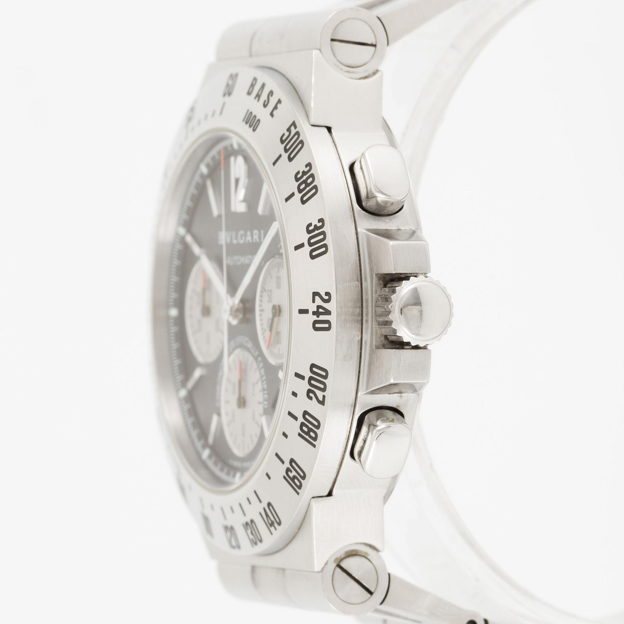 Bvlgari, Diagono, chronograph, ca 2004.
