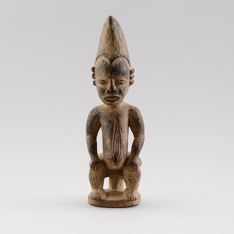 FIGUR, snidat trä, Afrika.