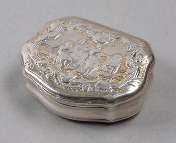 DOSA, silver, rokoko, Magnus Frölin, Vadstena, verksam 1752-60.