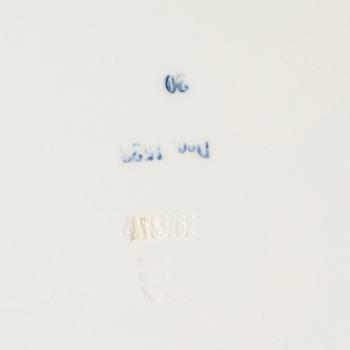 Fiskservis, 33 delar, flintgods, Waechtersbach, Tyskland, 1900-talets första hälft.