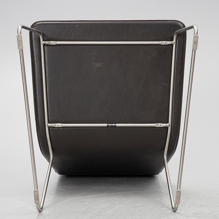 Jasper Morrison, armchairs, a pair, "Low and Pad", Cappelini, Italy,