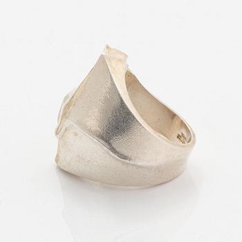 Björn Weckström, ring silver "Erosion", Lapponia.
