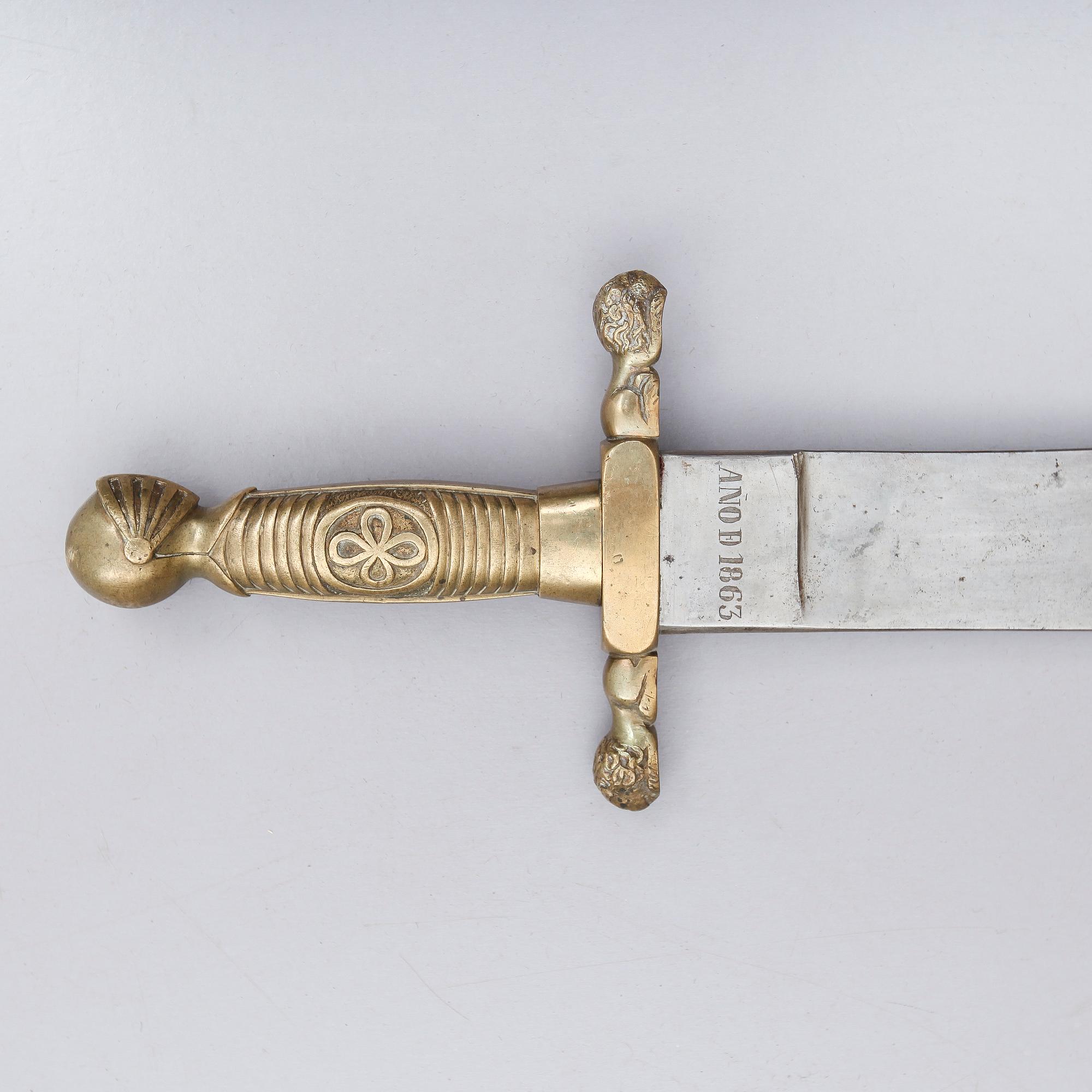 MACHETE, modell 1859, Civil Guard, Spanien.