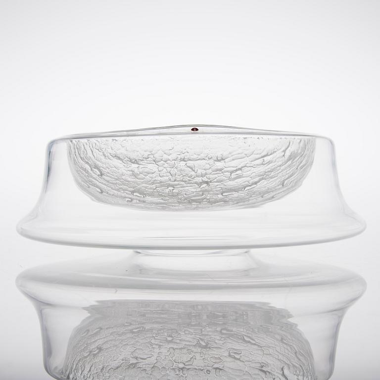 TIMO SARPANEVA, lasiveistos, Finlandia-sarjan kulho, signeerattu Timo Sarpaneva 3376. Iittala.