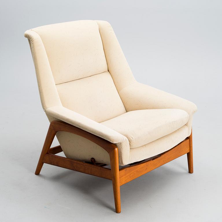 EASY CHAIR, "Profil Set 4", by Folke Ohlsson, Dux. Licenced manufacturer Asko, 1960s.
