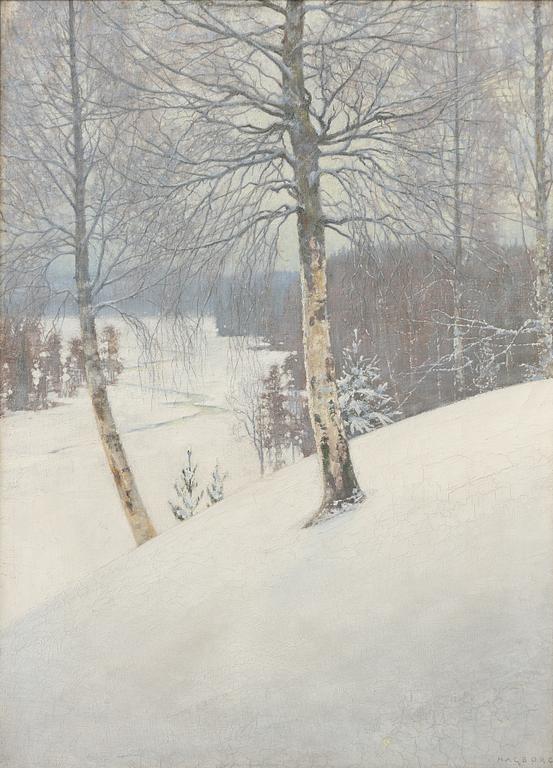 August Hagborg, Vinterbild.