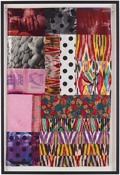 Robert Rauschenberg, "Samarkand Silks lV".