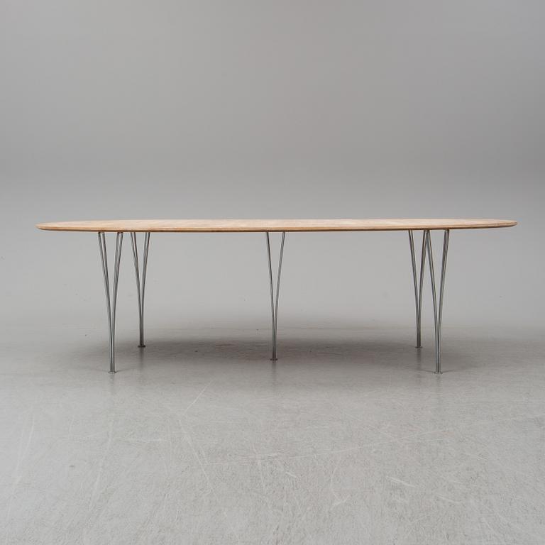 BRUNO MATHSSON & PIET HEIN, a 'Superellips' dining table, Fritz Hansen, Denmark, 1994.