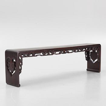 A Chinese Hongmu low table, Qing dynasty, 19th Century.