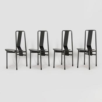 Achille Castiglioni, stolar, 4 st, "Irma", Zanotta, Italien.