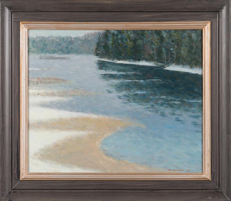 MATTI MIKKOLA, oil on board, signed and dated -01.