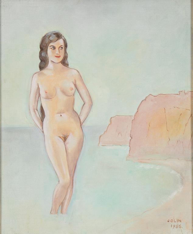 Einar Jolin, olja på duk, signerad och daterad 1956.
