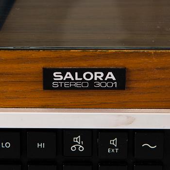 Stereo 3001 Orthoperspecta, Stereo Amplifier, FM-radio and a turntable by Salora Finland.