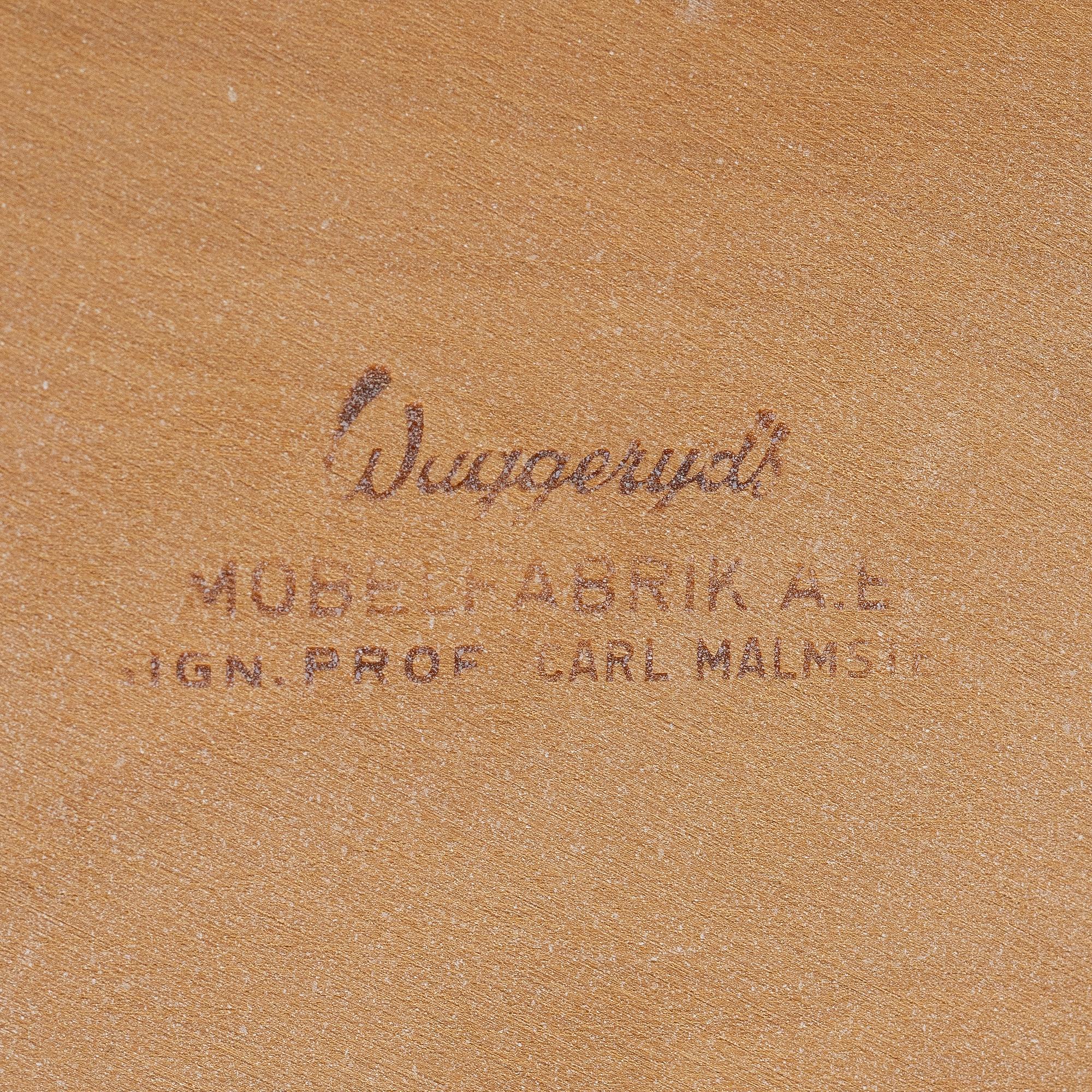 Carl Malmsten, a dining table "Talavid", Waggeryds Möbelfabrik AB, second half of the 20th century.