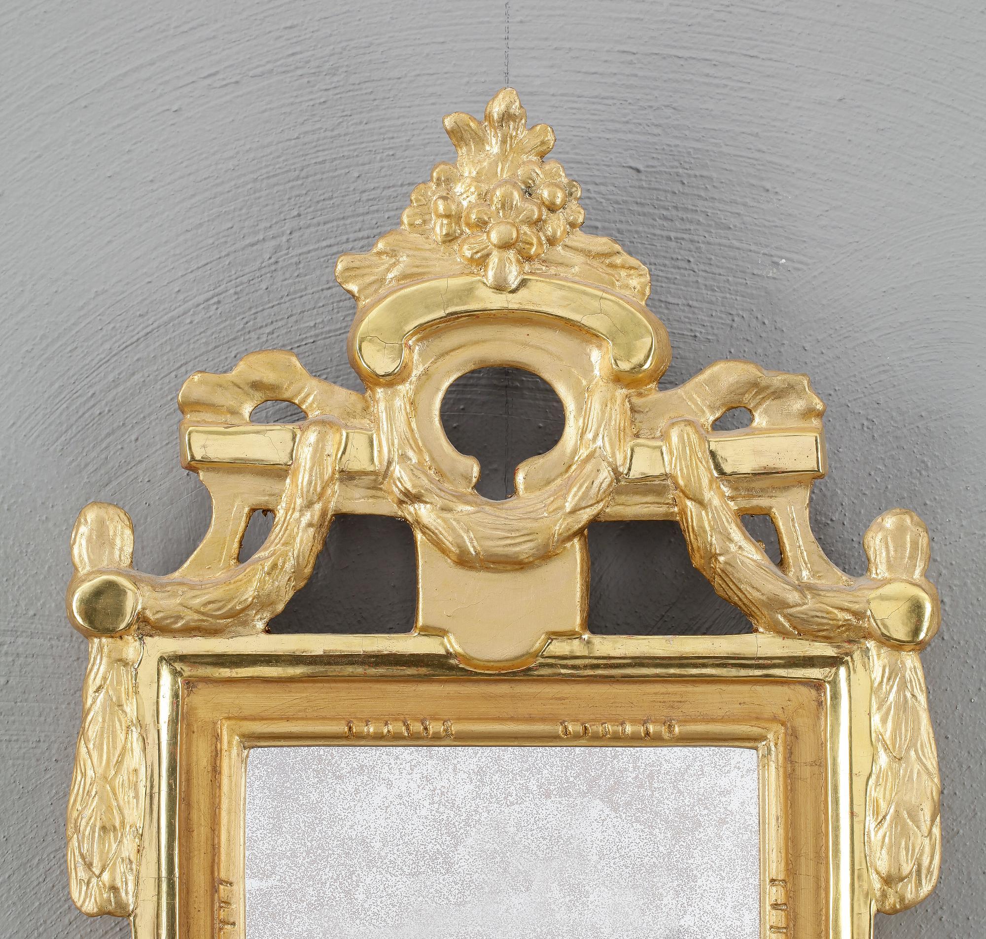 SPEGEL, gustaviansk, 1700-talets slut.