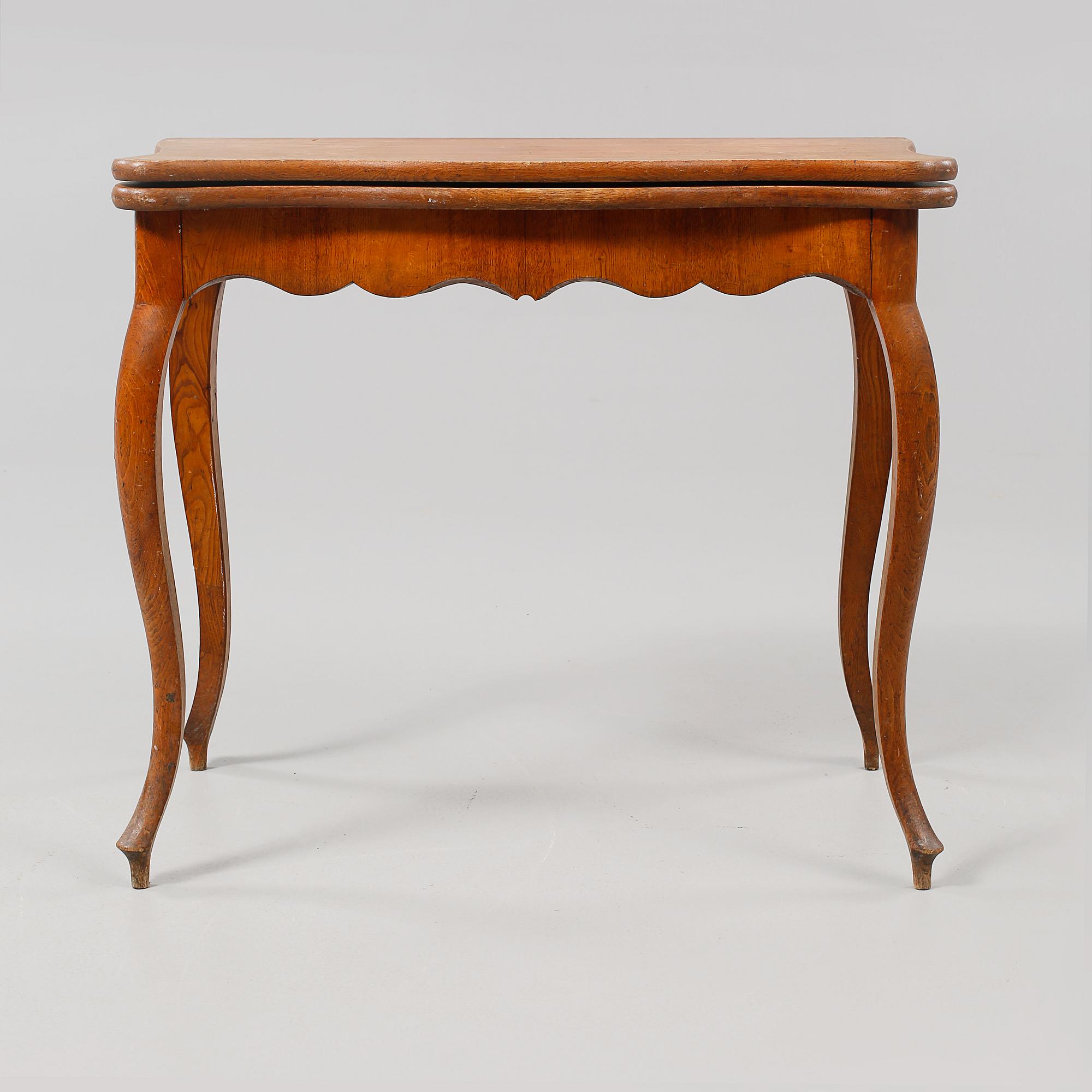 SPELBORD, nyrokoko, omkring sekelskiftet 1900.