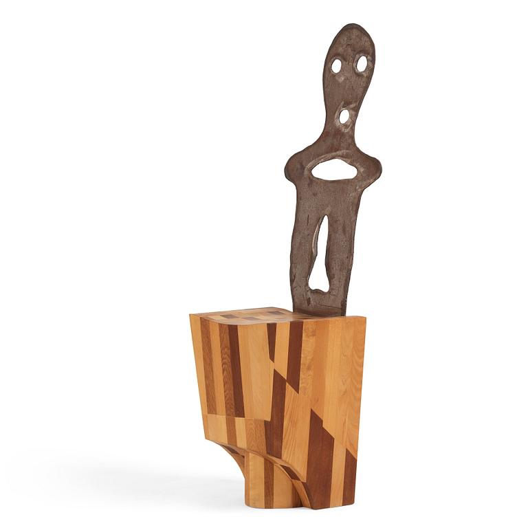 Bjørn Nørgaard, a "Stolskulptur" (Sculptural Chair), ed. 1/19, Källemo, Värnamo post 1995.