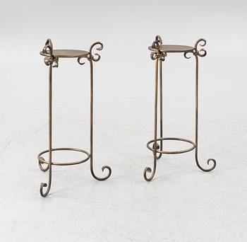A pair of pedestals, 20th century.