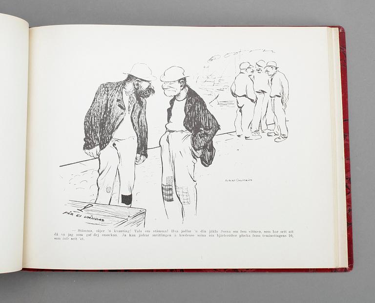 BÖCKER, 3+4 volymer, Albert Engström, 1896-1910.